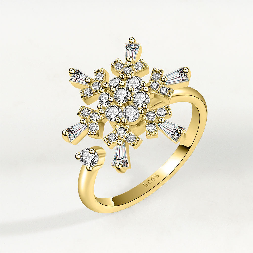 Fidget Ring - Anxiety Ring 18k Gold