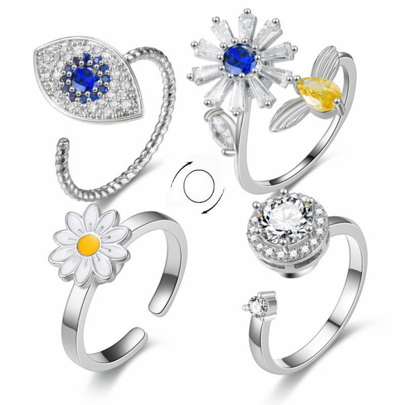 Fidget Ring - Anxiety Ring Blume