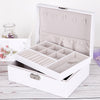 PU Leather Double-layer Jewelry Box Jewelry Storage Bag