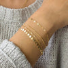 4er Armband Set Zierlich getragen