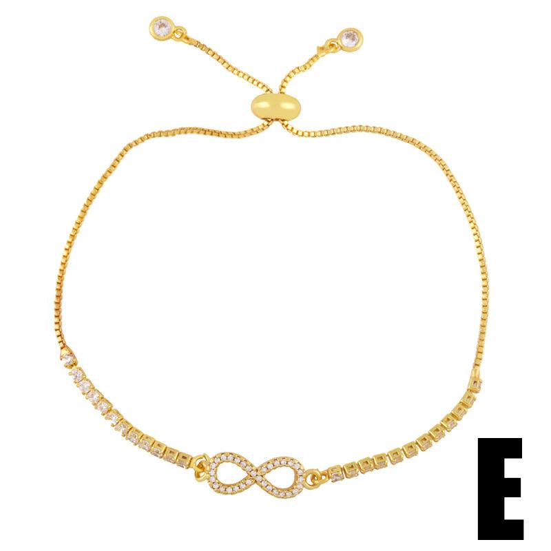 Zeitlose Elegante 18K Gold Armbänder mit funkelnden Zirkon-Steinen - BuyPump