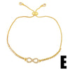 Zeitlose Elegante 18K Gold Armbänder mit funkelnden Zirkon-Steinen - BuyPump
