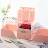 Valentinstag Geschenk Blume Seife Rose Schmuck Box Set Mädchen Frauen Ohrringe Halskette Lippenstift Make-Up Lagerung