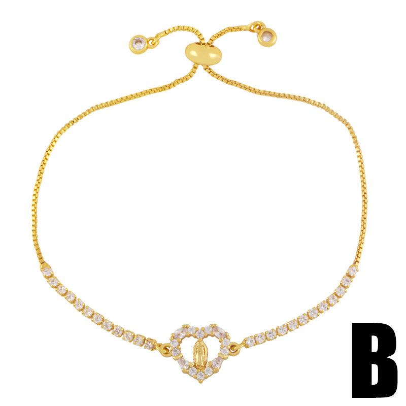Zeitlose Elegante 18K Gold Armbänder mit funkelnden Zirkon-Steinen - BuyPump