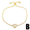 Zeitlose Elegante 18K Gold Armbänder mit funkelnden Zirkon-Steinen - BuyPump