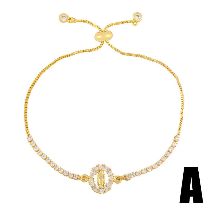 Zeitlose Elegante 18K Gold Armbänder mit funkelnden Zirkon-Steinen - BuyPump