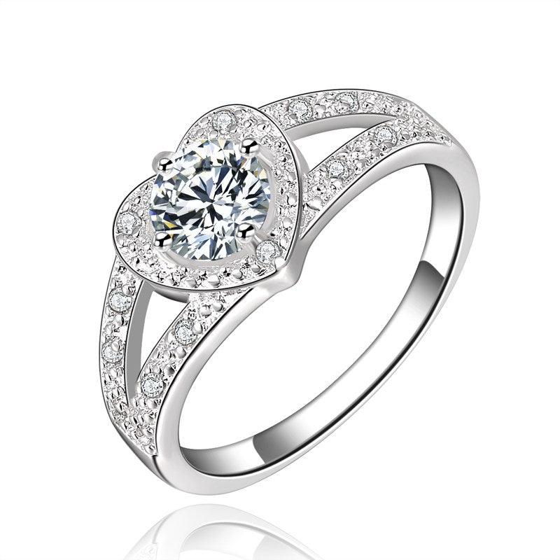Zirkonia-Herz-Ring - BuyPump - Personalisierter Schmuck