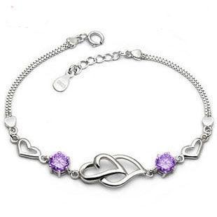 Herzens Armband Lila - BuyPump