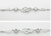 Herzens Armband Weiss - BuyPump