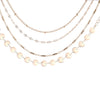 4er Armband Set Zierlich Gold